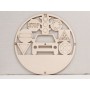 L1109 -Decupaj ceas semne de circulatie 30cm - 1 buc - bijuterii personalizate din argint | simoshop