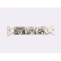 copy of E1985 G Link Ag 925 Carte deschisa "Cea mai buna profesoara" 18x9mm, 0.4mm - bijuterii personalizate din argint | simosh