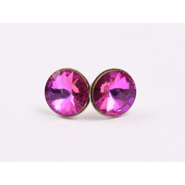 copy of Cercei lantisor 6mm cu cristal chaton, siam - 1 pereche - bijuterii personalizate din argint | simoshop
