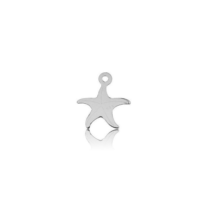 G0914-G-Charm din argint 925 stea de mare 14.6mmx13mm 0.33mm - bijuterii personalizate din argint | simoshop