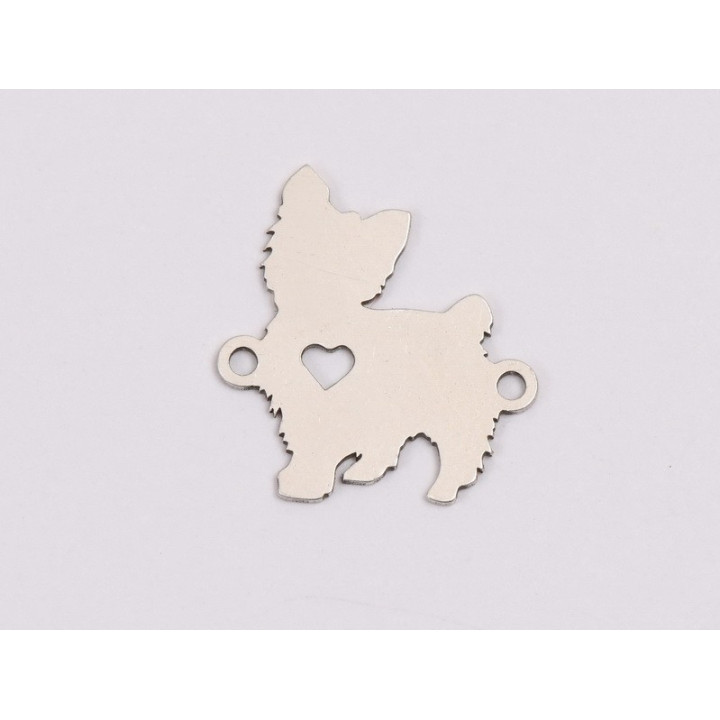 copy of F0020 Cercel din argint lacrima cu labuta 20x13mm 0.33mm 1 buc - bijuterii personalizate din argint | simoshop