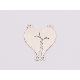 copy of F0020 Cercel din argint lacrima cu labuta 20x13mm 0.33mm 1 buc - bijuterii personalizate din argint | simoshop