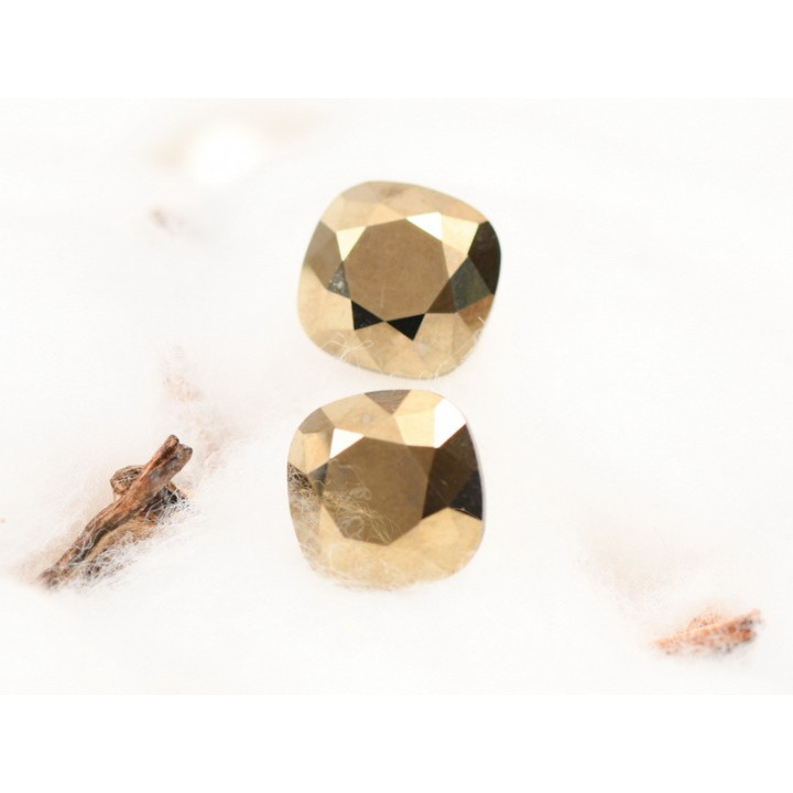 copy of Cercei cu cristal patrat de 10mm, Scarlet Silver Patina - 1 pereche - bijuterii personalizate din argint | simoshop