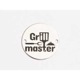Bănuț argint 925 Grill Master, model imprimat 16.5mm