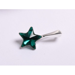 Pandantiv star 10 mm Emerald Vibes - bijuterii personalizate din argint | simoshop