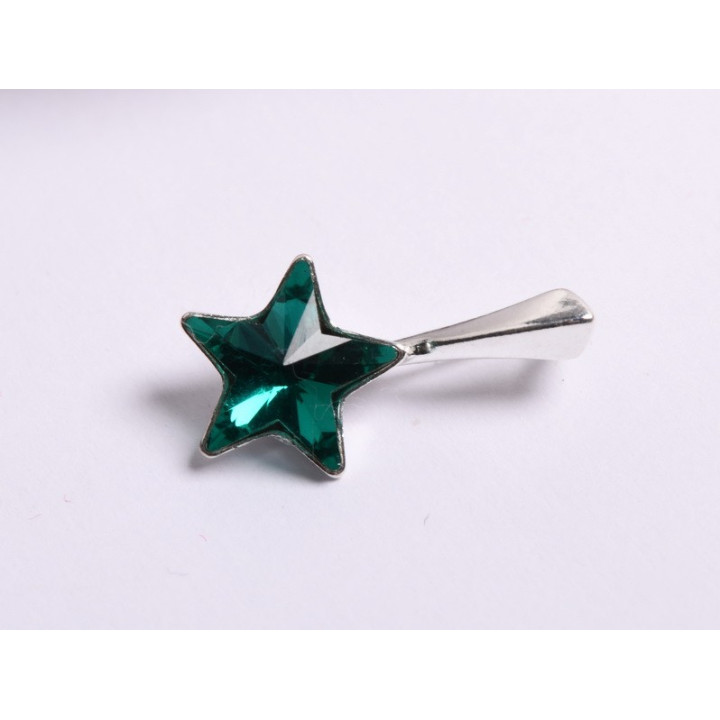 Pandantiv star 10 mm Emerald Vibes - bijuterii personalizate din argint | simoshop