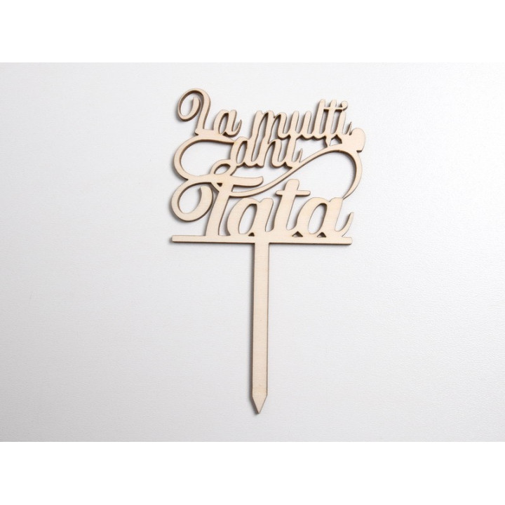 copy of L025-Topper lemn "Te iubesc, mama" 22x10cm 1buc - bijuterii personalizate din argint | simoshop