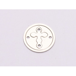 E2011 N Set Ag 925 Puzzle Cruce, 14x14x0.5mm, 1 buc - bijuterii personalizate din argint | simoshop