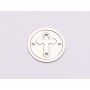 Medalion cruce puzzle, decupaj laser, argint 925