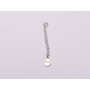 G0644-Terminatie lantisor 40mm cu lacrima 1 buc - bijuterii personalizate din argint | simoshop