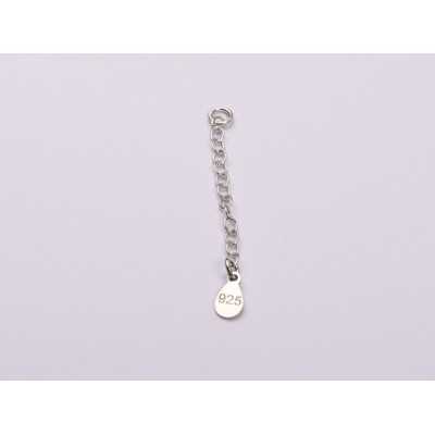 G0644-Terminatie lantisor 40mm cu lacrima 1 buc - bijuterii personalizate din argint | simoshop