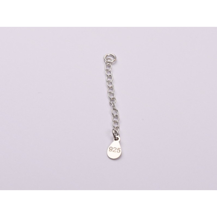 G0644-Terminatie lantisor 40mm cu lacrima 1 buc - bijuterii personalizate din argint | simoshop