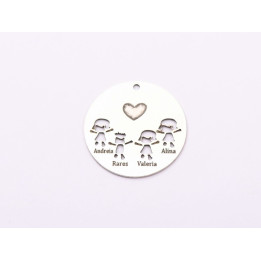 copy of S144 - Serviciu de gravura cu datele copilului - 1 buc - bijuterii personalizate din argint | simoshop