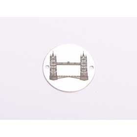 Bănuț Tower Bridge Londra argint 925 | gravură laser