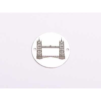 Bănuț Tower Bridge Londra argint 925 | gravură laser