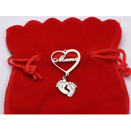 copy of F0020 Cercel din argint lacrima cu labuta 20x13mm 0.33mm 1 buc - bijuterii personalizate din argint | simoshop