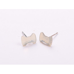 Tije cercei Bow Opal- 1 pereche - bijuterii personalizate din argint | simoshop