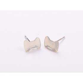 Tije cercei Bow Opal- 1 pereche - bijuterii personalizate din argint | simoshop