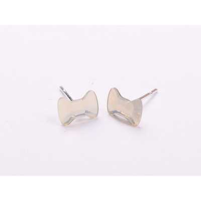 Tije cercei Bow Opal- 1 pereche - bijuterii personalizate din argint | simoshop