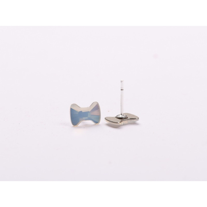 Tije cercei Bow Opal- 1 pereche - bijuterii personalizate din argint | simoshop
