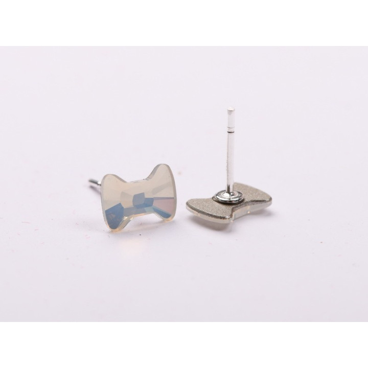 copy of Cercei lantisor 6mm cu cristal chaton, siam - 1 pereche - bijuterii personalizate din argint | simoshop