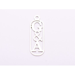 copy of Infinit decupat din argint cu 2 nume cca 16x38mm - bijuterii personalizate din argint | simoshop