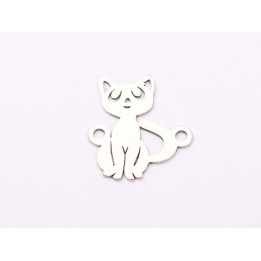 copy of F0020 Cercel din argint lacrima cu labuta 20x13mm 0.33mm 1 buc - bijuterii personalizate din argint | simoshop