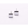Tije cercei Light Chrome- 1 pereche - bijuterii personalizate din argint | simoshop