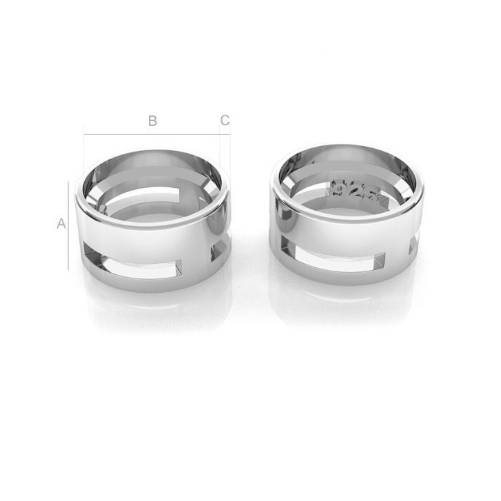 G0966-Baza rotunda pandant Swarovski rivoli/xirius de 6mm - bijuterii personalizate din argint | simoshop