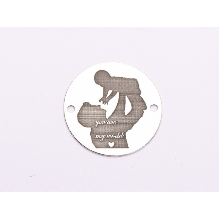 copy of E1985 G Link Ag 925 Carte deschisa "Cea mai buna profesoara" 18x9mm, 0.4mm - bijuterii personalizate din argint | simosh