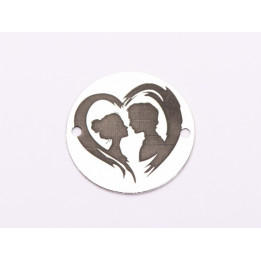 copy of E1985 G Link Ag 925 Carte deschisa "Cea mai buna profesoara" 18x9mm, 0.4mm - bijuterii personalizate din argint | simosh
