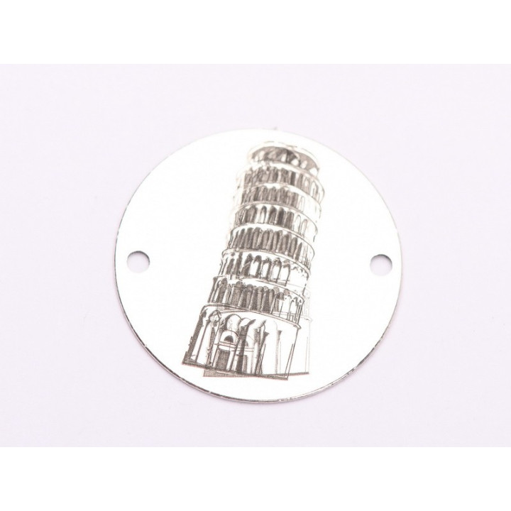 E2027 GS Turnul din Pisa Ag925 - bijuterii personalizate din argint | simoshop