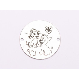 copy of E1985 G Link Ag 925 Carte deschisa "Cea mai buna profesoara" 18x9mm, 0.4mm - bijuterii personalizate din argint | simosh