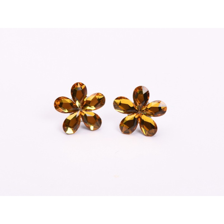 Cercei Golden Teardrop- 1 pereche - bijuterii personalizate din argint | simoshop