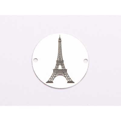 Bănuț Turnul Eiffel argint 925 | gravură laser Paris