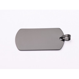 copy of C030-Dog Tag INOX 43x24mm cu agatatoare-1buc - bijuterii personalizate din argint | simoshop