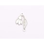 Charm ghiocel din argint 925 - pandantiv 15x9.5 mm