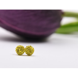 Cercei 4.5mm Citrine Sky  - 1 pereche - bijuterii personalizate din argint | simoshop