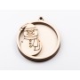 L1129-Glob 3 straturi 9x8 cm Snowman - 1 buc - bijuterii personalizate din argint | simoshop