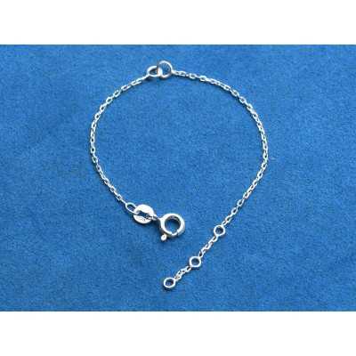 G1240-Baza bratara Ag 925 pentru link-uri 14cm - bijuterii personalizate din argint | simoshop