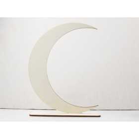 L1156-Blank semiluna cu suport 25cm - 1 buc - bijuterii personalizate din argint | simoshop
