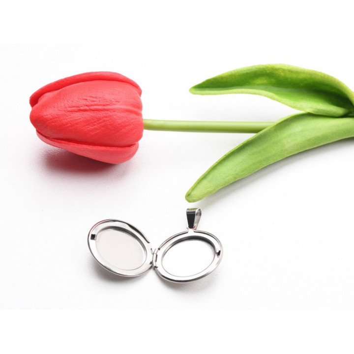copy of C010-Tag oval INOX 31x22mm fara agatatoare-1buc - bijuterii personalizate din argint | simoshop