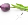 C019-Charm cruce inox cu agatatoare 1buc - bijuterii personalizate din argint | simoshop