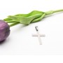 C019-Charm cruce inox cu agatatoare 1buc - bijuterii personalizate din argint | simoshop