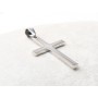 C019-Charm cruce inox cu agatatoare 1buc - bijuterii personalizate din argint | simoshop