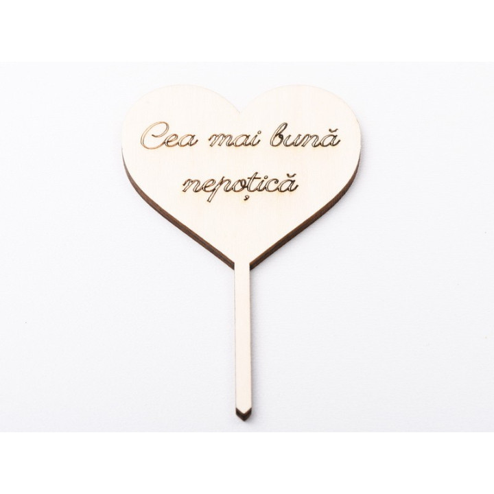 copy of L002-Topper lemn "La multi ani!" 23*10 1buc - bijuterii personalizate din argint | simoshop