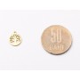 C024-Charm inox auriu Tree of Life 12x10mm 1buc - bijuterii personalizate din argint | simoshop