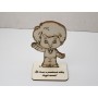 L1166-Decoratiune baiat cu suport "Primavara dulce" 15x8 1buc - bijuterii personalizate din argint | simoshop