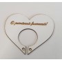 L1169-Decupaj MDF inima suport pentru acadele 90 x 90 mm 1 buc - bijuterii personalizate din argint | simoshop