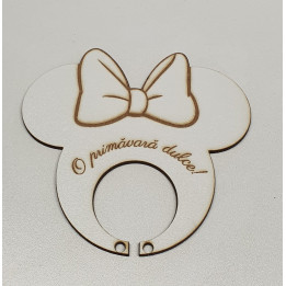 copy of L1062-Decupaj inima flori MDF alb "Cea mai buna sora", 6x7cm - 1 buc - bijuterii personalizate din argint | simoshop